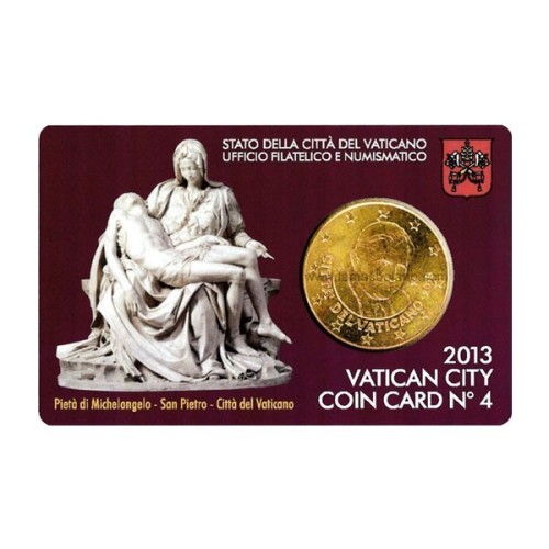 Coincard nº 4 Vaticano 2013 Moneda 50 céntimos