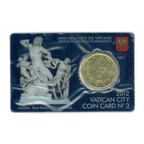 Coincard nº 3 Vaticano 2012 Moneda 50 céntimos