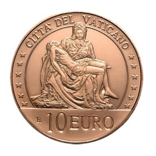 La Piedad Vaticano 2020 Moneda 10 Euro Cuproníquel