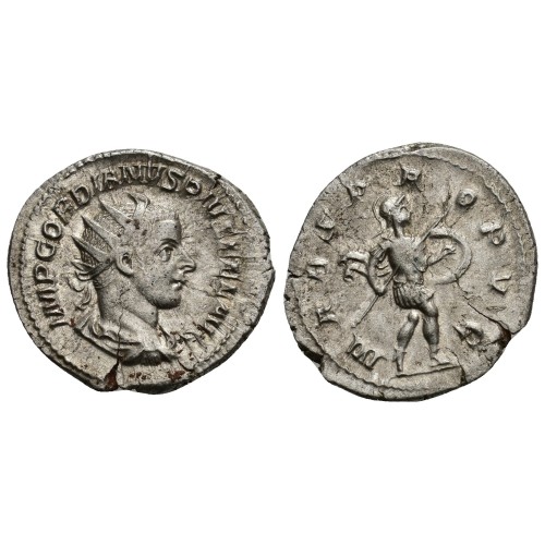 Moneda Antoniniano Gordiano Pio III