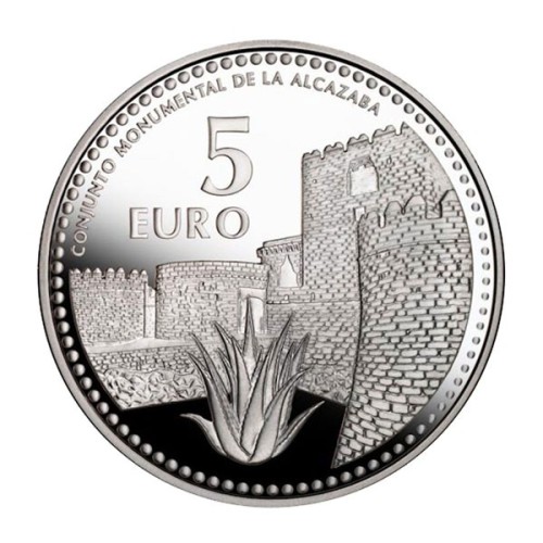 Almería Capitales de Provincia España 2010 Moneda 5 Euro Plata Proof