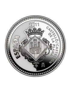 Castellón de la Plana Capitales de Provincia España 2011 Moneda 5 Euro Plata Proof 2
