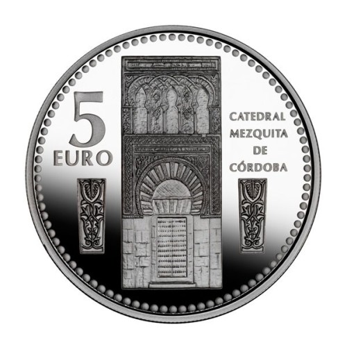Córdoba Capitales de Provincia España 2011 Moneda 5 Euro Plata Proof