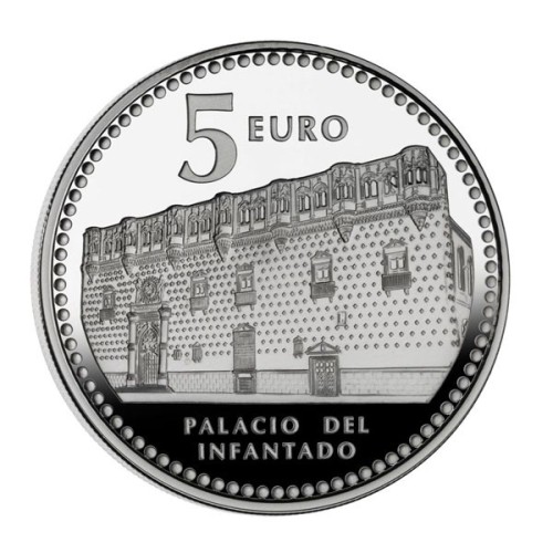 Guadalajara Capitales de Provincia España 2012 Moneda 5 Euro Plata Proof