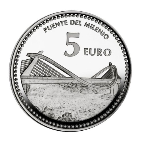 Ourense Capitales de Provincia España 2012 Moneda 5 Euro Plata Proof