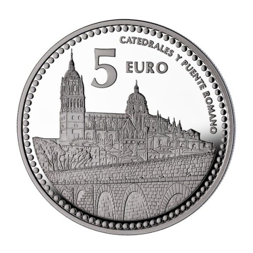 Salamanca Capitales de Provincia España 2012 Moneda 5 Euro Plata Proof