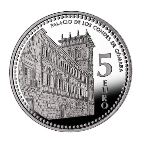 Soria Capitales de Provincia España 2012 Moneda 5 Euro Plata Proof