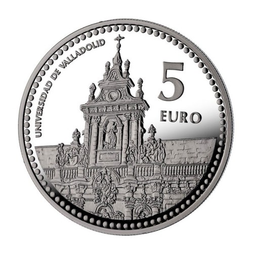 Valladolid Capitales de Provincia España 2012 Moneda 5 Euro Plata Proof