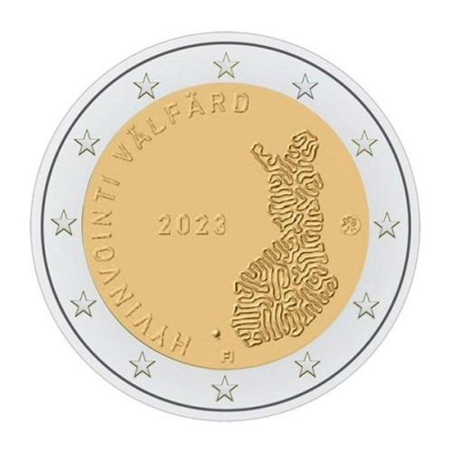 Moneda 2 Euro Finlandia 2023 Servicios Sociales y Sanitarios