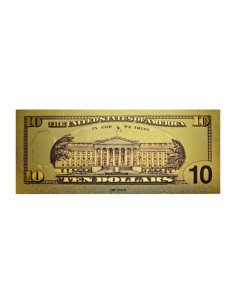Billete Estados Unidos 10 dólares Hamilton Oro 2