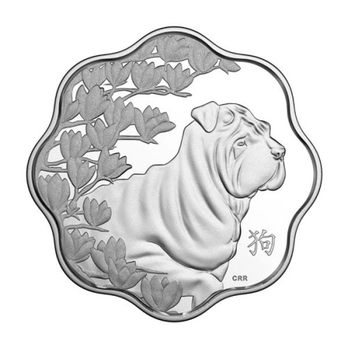 Año lunar chino del conejo Canadá 2018 Moneda 15 dólares Plata Proof