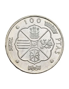 Franco España 1967 Moneda 100 pesetas Plata 2