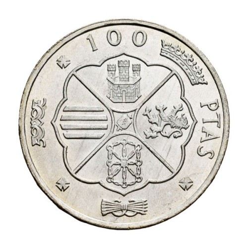 Franco España 1967 Moneda 100 pesetas Plata