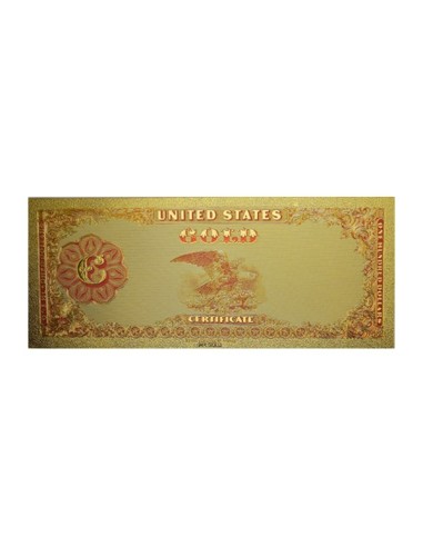 Billete Oro Estados Unidos 100 dólares Thomas Hart Reverso