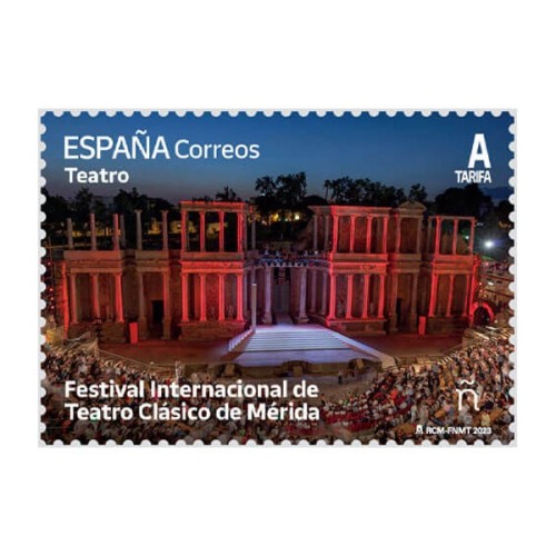 España 2023 Festival Internacional Teatro Clásico Mérida Sello Correo