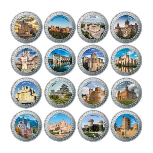 Monedas Castillos del Mundo 2023 España