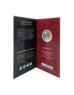 Cartera 30 Euro 2018 50 Aniversario rey 2