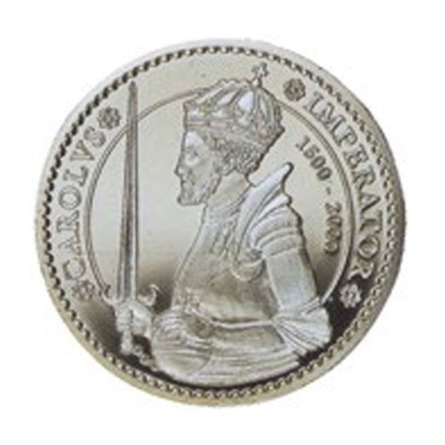 Besançon Carlos V España 2000 Moneda 2000 pesetas plata