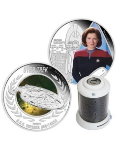 Star Trek 2018 Monedas Voyager & Captain Kathryn Janeway
