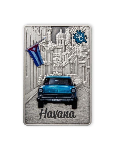 Moneda Plata Samoa 2021 La Habana Anverso