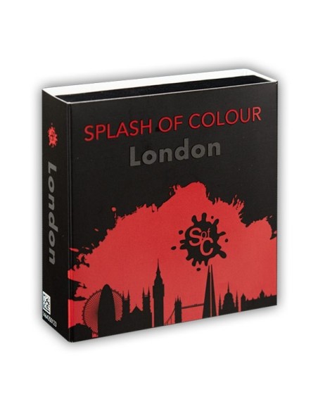 Moneda Plata Samoa 2021 Autobús Londres Estuche