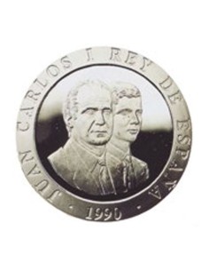 Olimpiadas Barcelona'92 II Serie Cesta punta España 1990 Moneda 2000 Pesetas Plata Proof 2