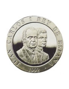 Olimpiadas Barcelona'92 IV Serie Baloncesto paralímpico España 1992 Moneda 2000 Pesetas Plata Proof 2