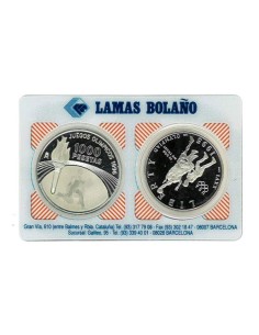 España 1995 + Estados Unidos Juegos Olímpicos Atlanta Monedas Plata Proof