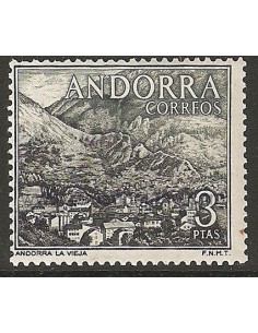 SELLOS DE ANDORRA ESPAÑOLA 1963-1964 - TURISMO SERIE BASICA - 1 VALOR CORREO