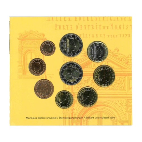 Euroset Luxemburgo 2008 9 Monedas