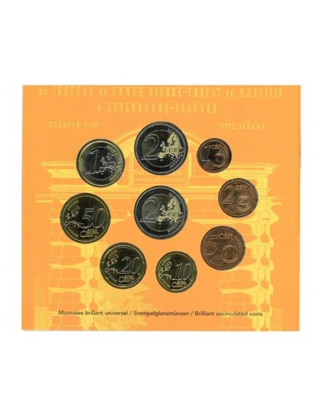 Euroset Luxemburgo 2008 9 Monedas