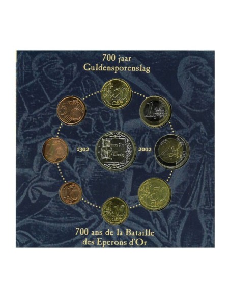 Euroset BU Bélgica 2012 8 Monedas