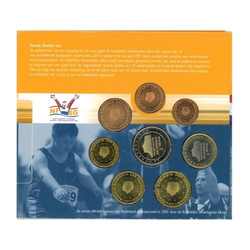 Holanda 2001 Euroset 8 Monedas
