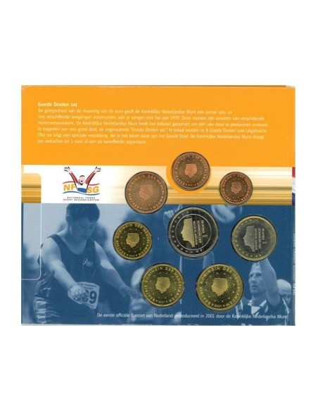 Holanda 2001 Euroset 8 Monedas