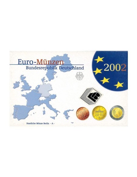 Euroset Alemania Ceca A 2002 8 monedas