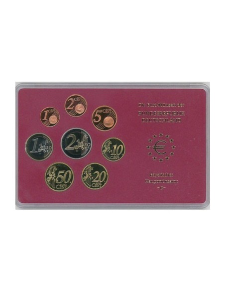 Euroset Alemania Ceca D 2002 8 monedas