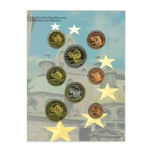 Euroset Prueba Polonia 2004 8 Monedas