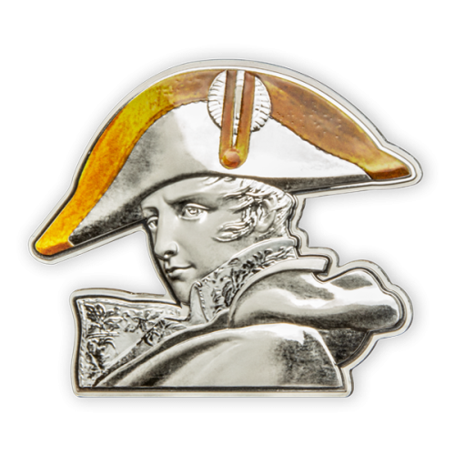 Napoleón Bonaparte 200 Aniversario Fallecimiento Moneda 5 Onzas de Plata