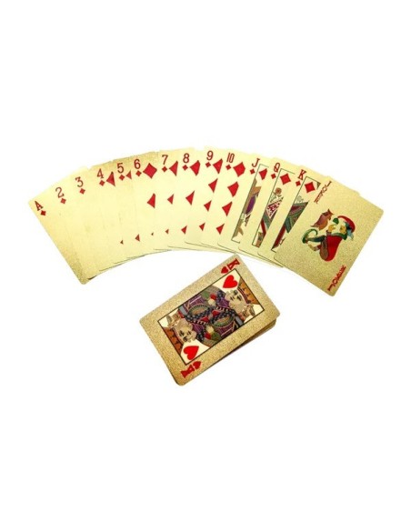 Baraja Cartas Póker Euro Oro | lamasbolano.com