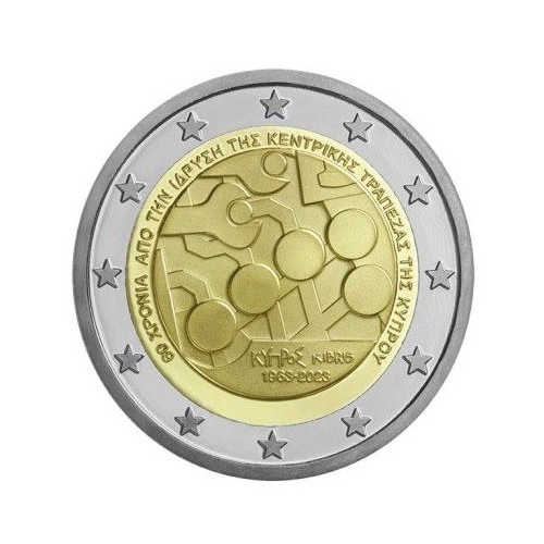 Chipre 2023 Banco Central Moneda 2 Euro