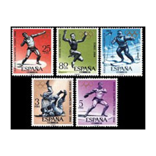 España 1964 Juegos Olímpicos Sellos Correo