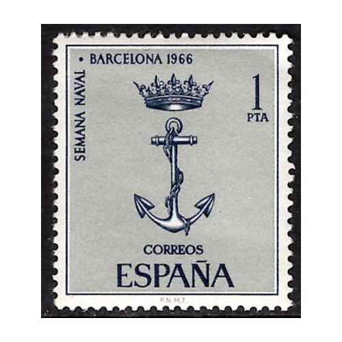 España 1966 Semana naval Barcelona Sellos Correo