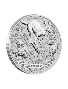The Perth 125 Aniversario 2024 Australia 1 Onza Plata|Monedas|Lamasbolano.com