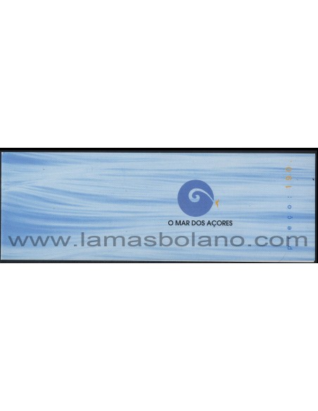 SELLOS DE AZORES 1998 - EXPO 98 LOS OCEANOS FAUNA MARINA - 2 VALORES SIN DENTAR HORIZONTALMENTE - CARNET