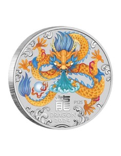 Año del Dragón 2024 Australia 1 Onza Plata |Monedas|Lamasbolano.com