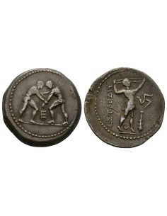 Estátera Siglo III  a. C. Aspendos |Monedas Antiguas|Lamasbolano.com