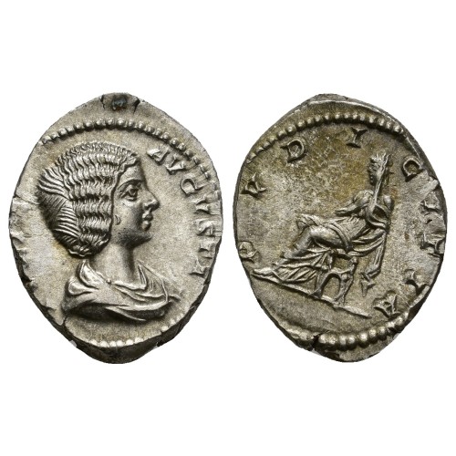 Denario Julia Domna 158-217 Roma EBC