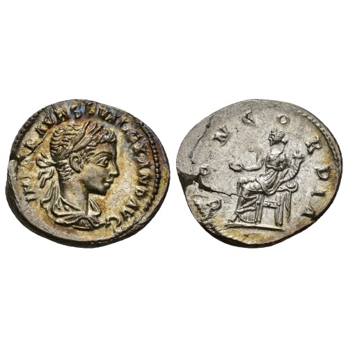 Denario Severo Alejandro 208-235 Roma EBC