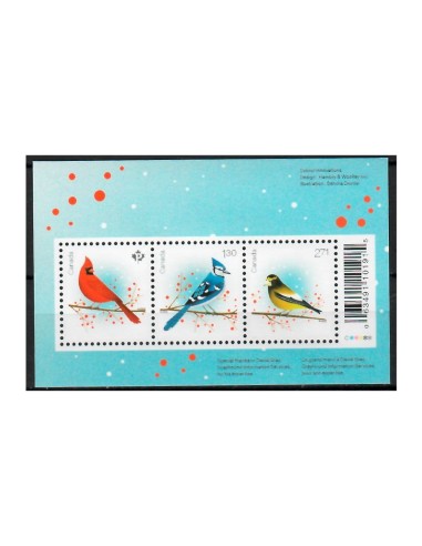 Navidad 2022 Canadá Hoja bloque|Sellos|Lamasbolano.com