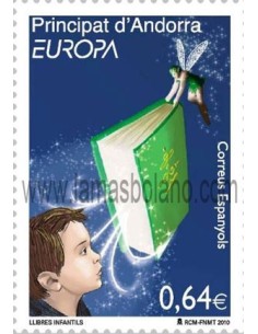 SELLOS DE ANDORRA ESPAÑOLA 2010 - EUROPA - 1 VALOR CORREO 